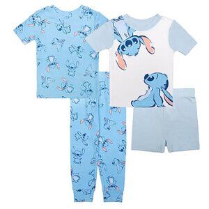 NWT Disney LILO AND STITCH Toddler Boys 4pc Sleep Set
